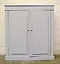 grey painted cupboard